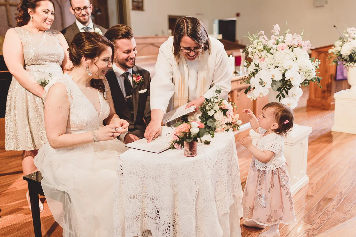 port perry united church wedding ceremony