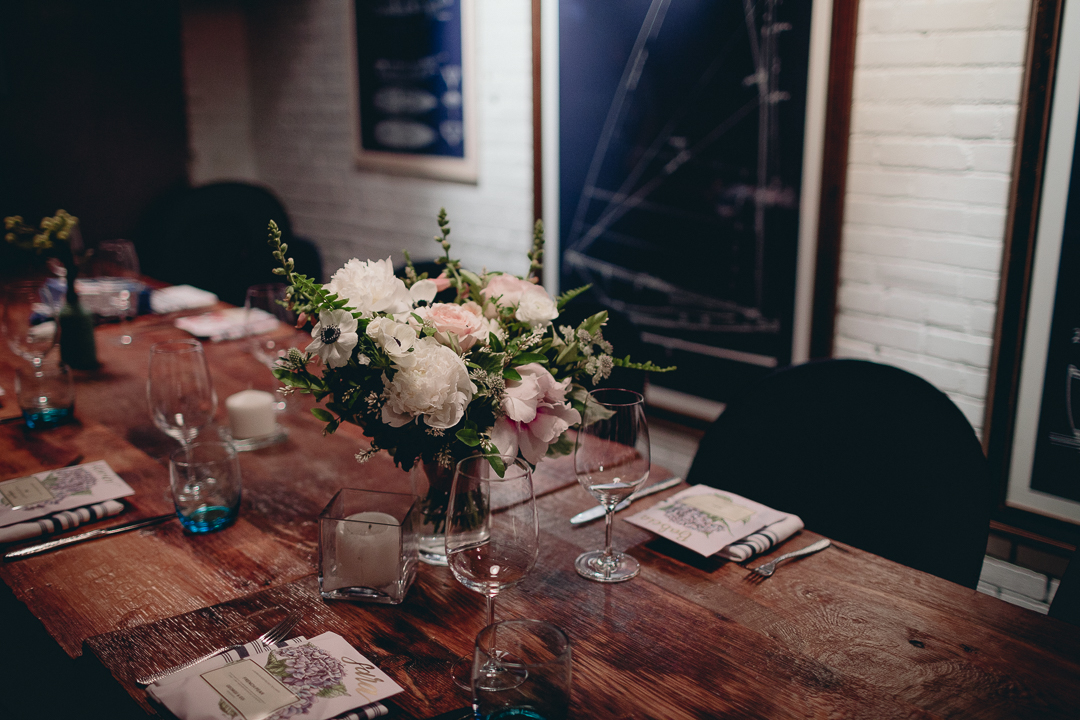 The chase fish and oyster restaurant wedding