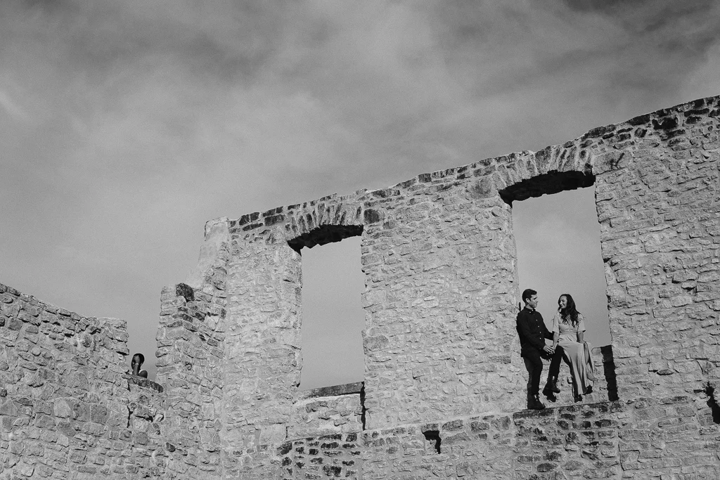 Black And White Engagement In Rockwood Ontario Evolylla