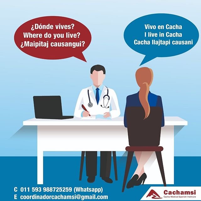 Don&rsquo;t forget to sign up for online Medical Spanish classes while you are in quarantine at www.cachamsi.com With the help@of the amazing teachers and experts of Medical Spanish at Cachamsi, we can improve patient care greatly by overcoming cultu