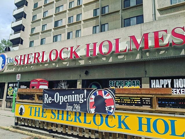 June 29th @sherlock_campus is reopening!!! #yeg #yeggers #yegpub #sherlockholmescampus #yourneighbourhoodpub
#theshhg #wantedoncampus