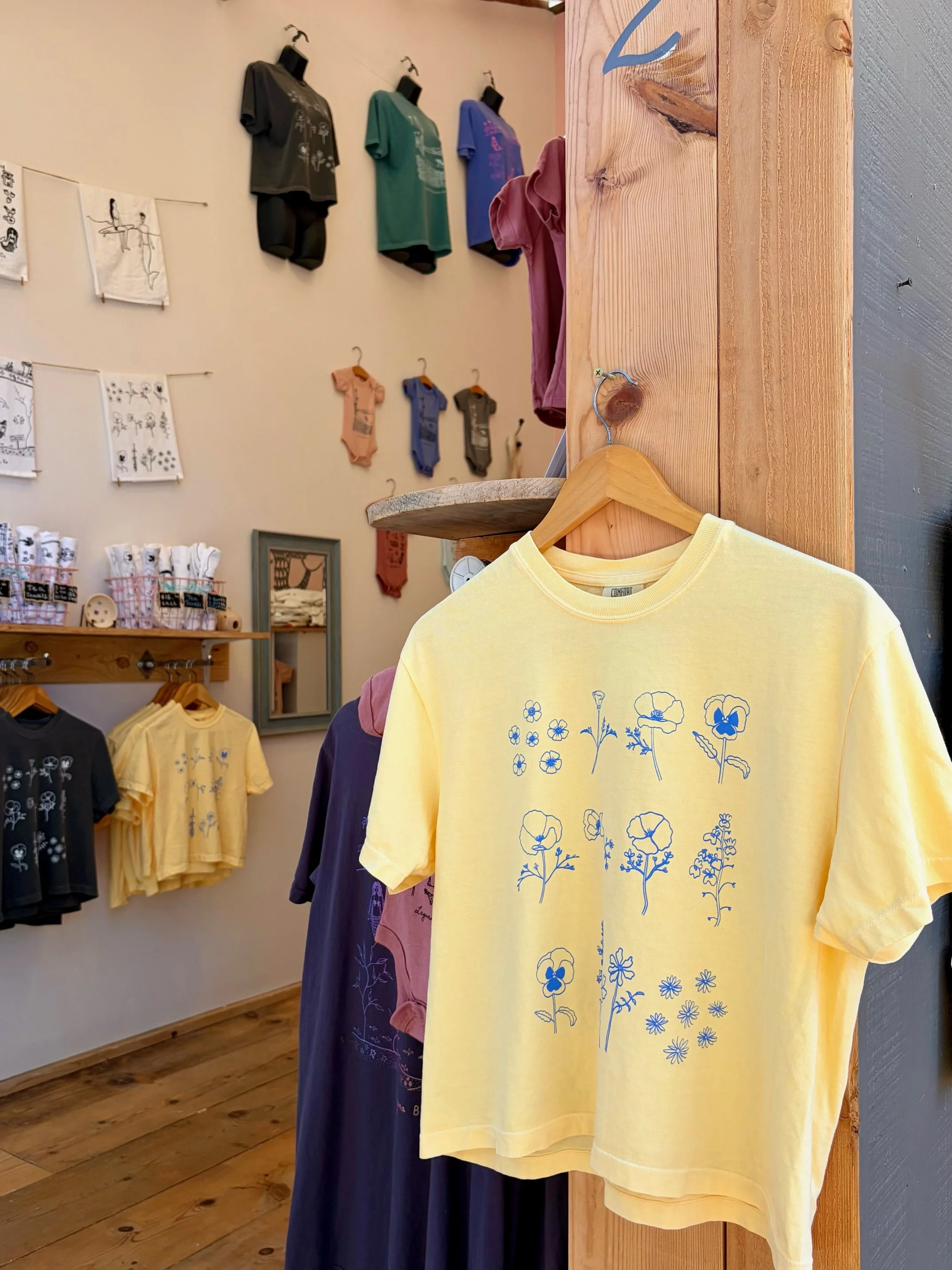 Wildflower Boxy Tee
