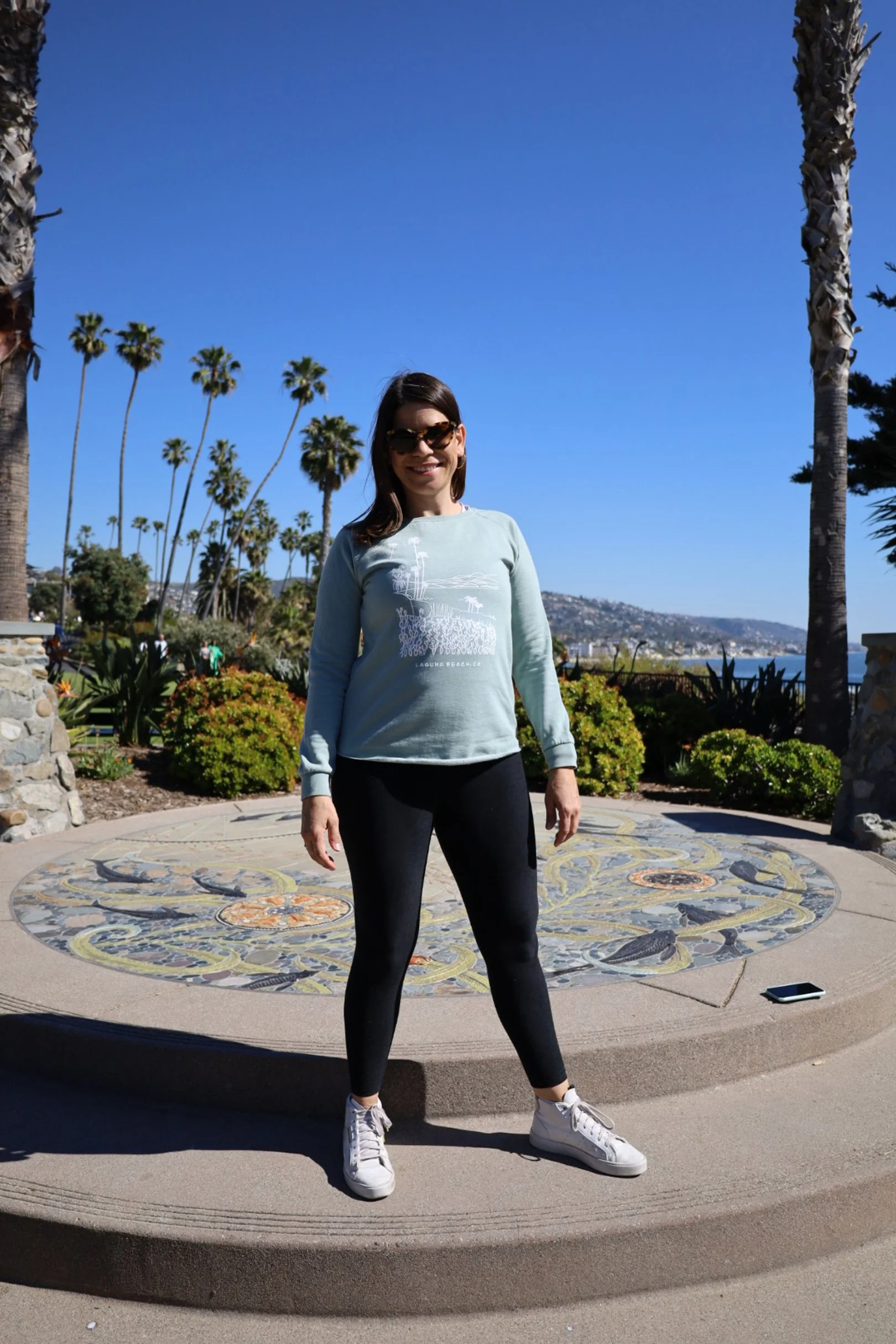 Heisler Park Palm Tree Cactus Pullover