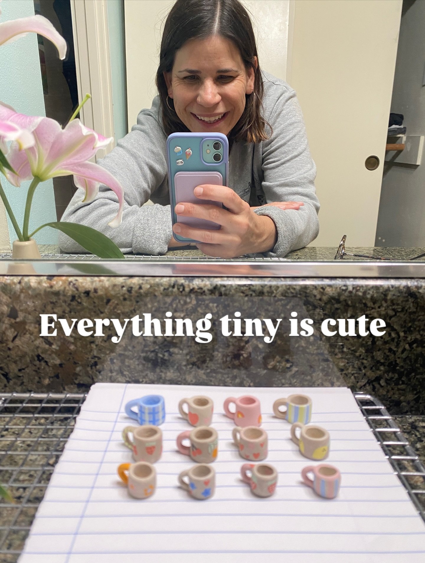 I've fallen down the rabbit hole and landed in Alice &amp; Wonderland. I drank something in a bottle and made me shrink. I started making mugs. One day I took a bite of a cookie that the rabbit gave to me, and I grew back to normal size. The craziest