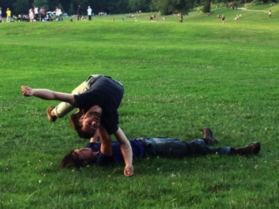 BOOMERANG performing in Prospect Park, Brooklyn Photograph by Kora Radella