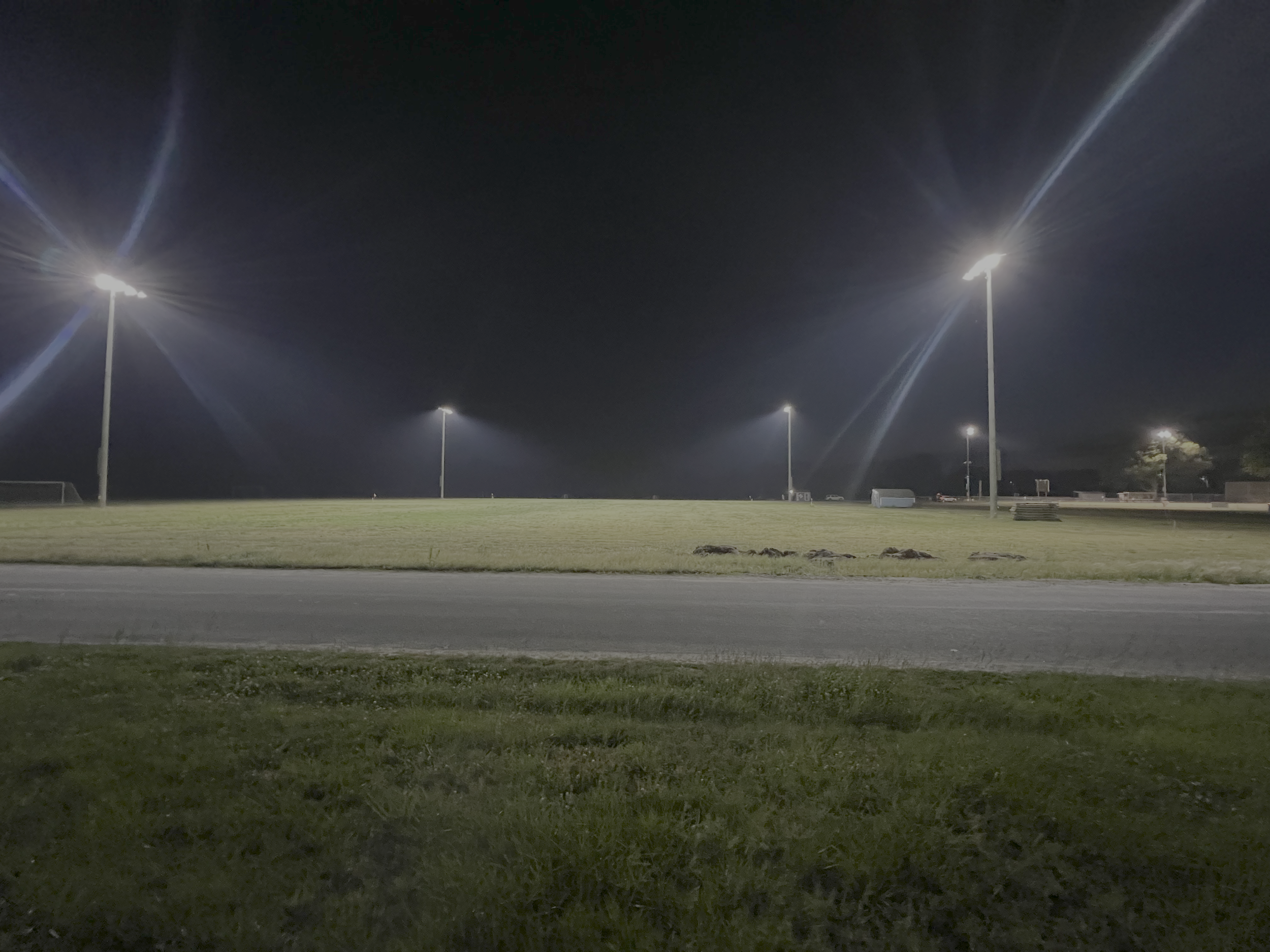 Lights at Randy Custis Memorial Park