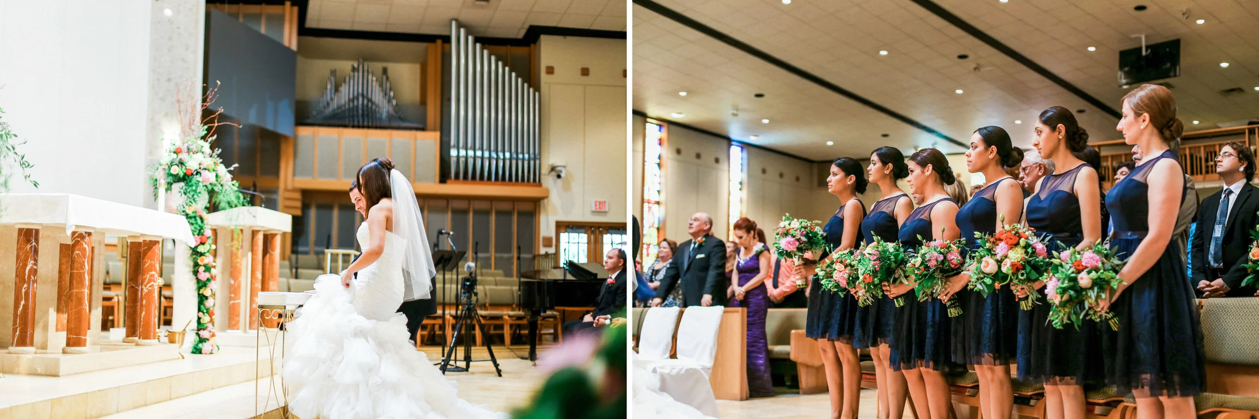 Rose + Nick Wedding at St. Mary Magdalen Church // www.kristalajara.com