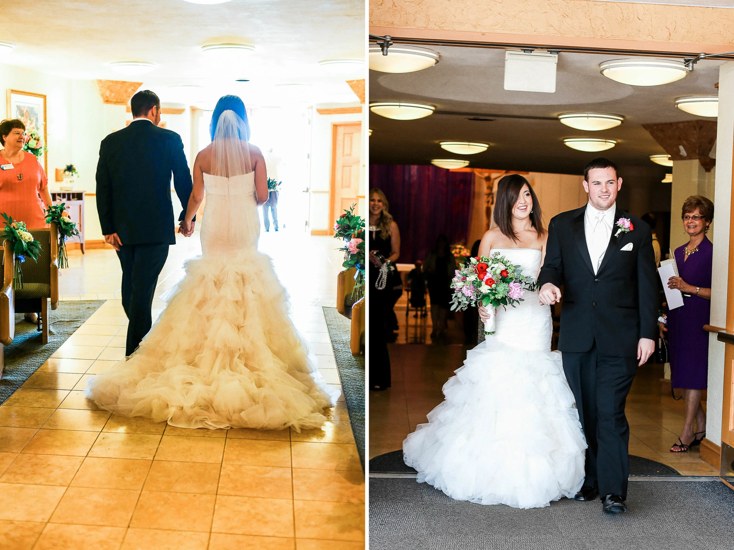 Rose + Nick Wedding at St. Mary Magdalen Church // www.kristalajara.com