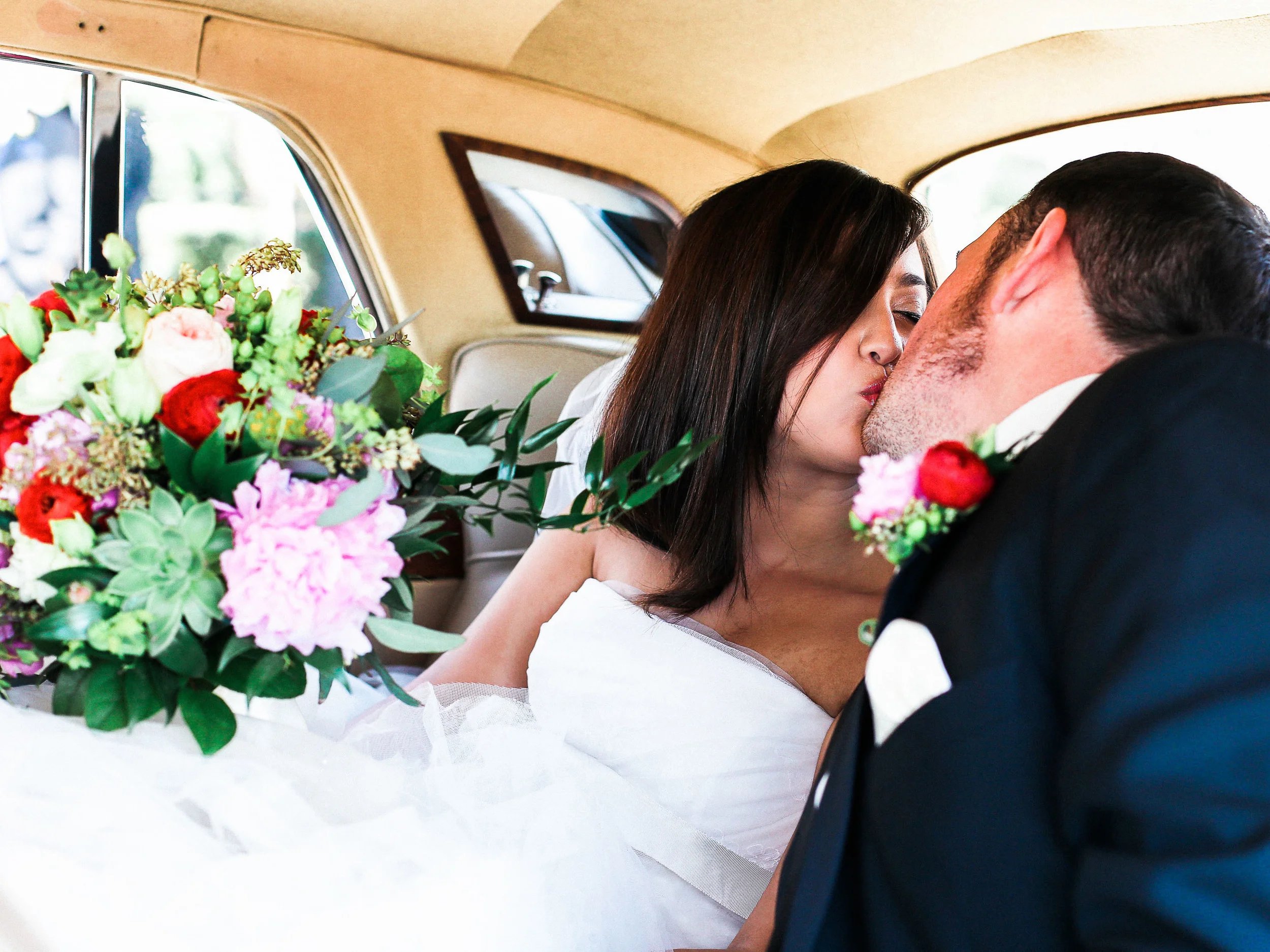 Rose + Nick Wedding at St. Mary Magdalen Church // www.kristalajara.com