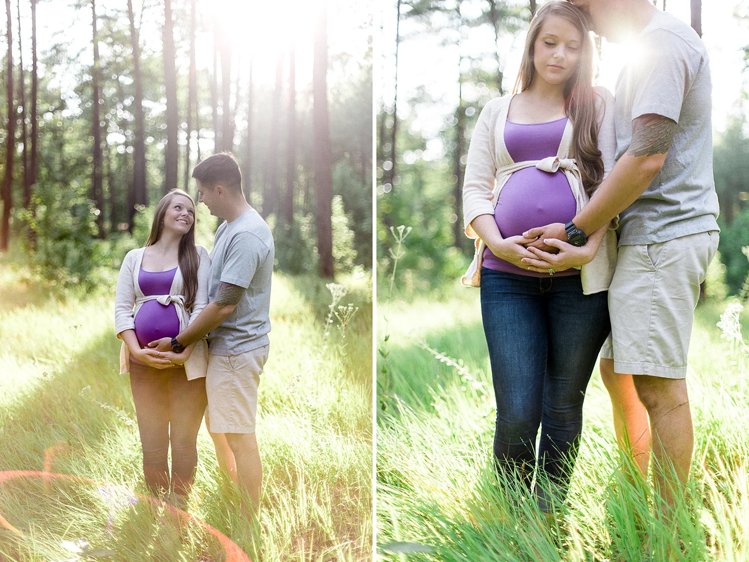 Michelle + Will: Expecting | Spring Lake, NC // www.kristalajara.com