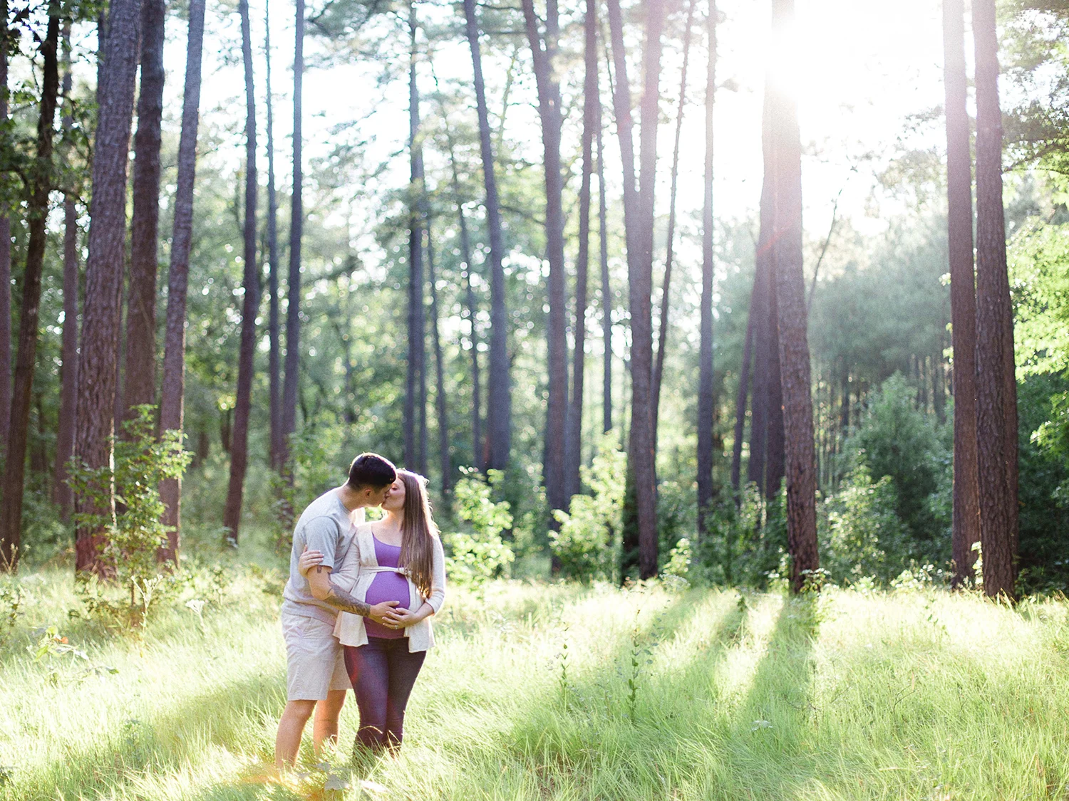 Michelle + Will: Expecting | Spring Lake, NC // www.kristalajara.com