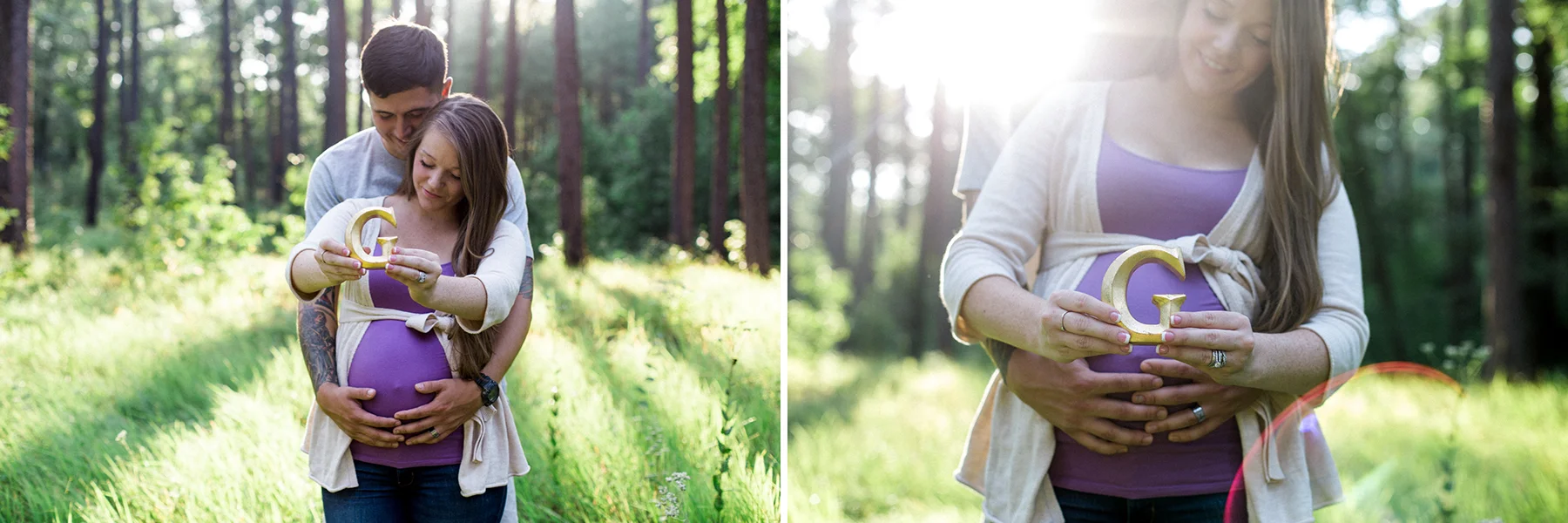 Michelle + Will: Expecting | Spring Lake, NC // www.kristalajara.com