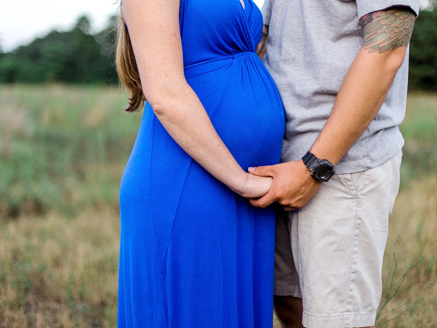 Michelle + Will: Expecting | Spring Lake, NC // www.kristalajara.com
