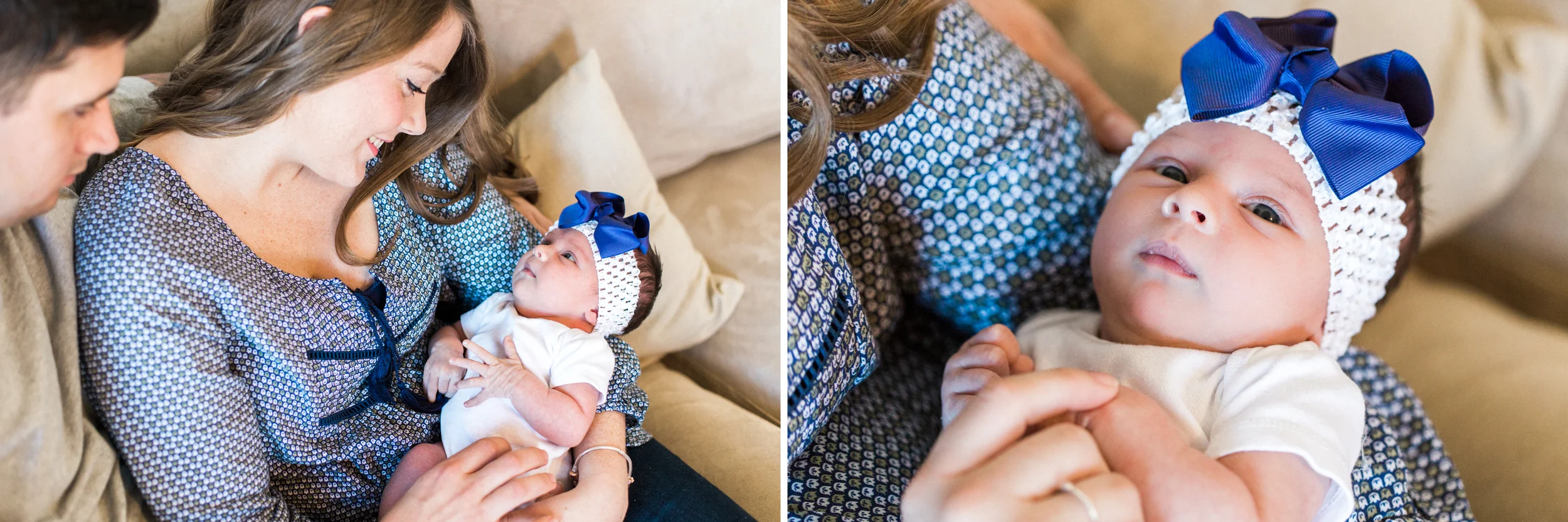 Lifestyle Newborn Session // www.kristalajara.com