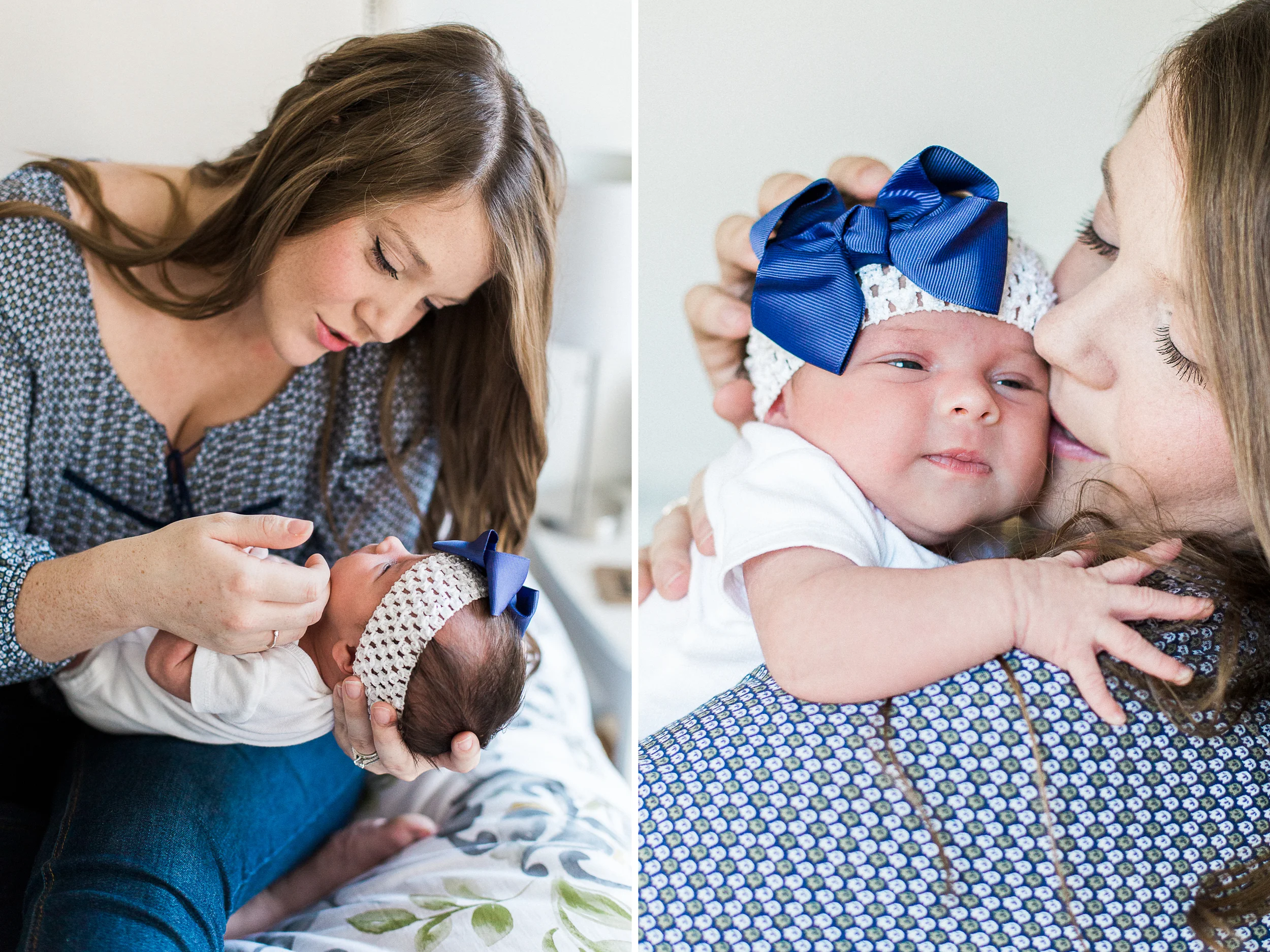 Lifestyle Newborn Session // www.kristalajara.com