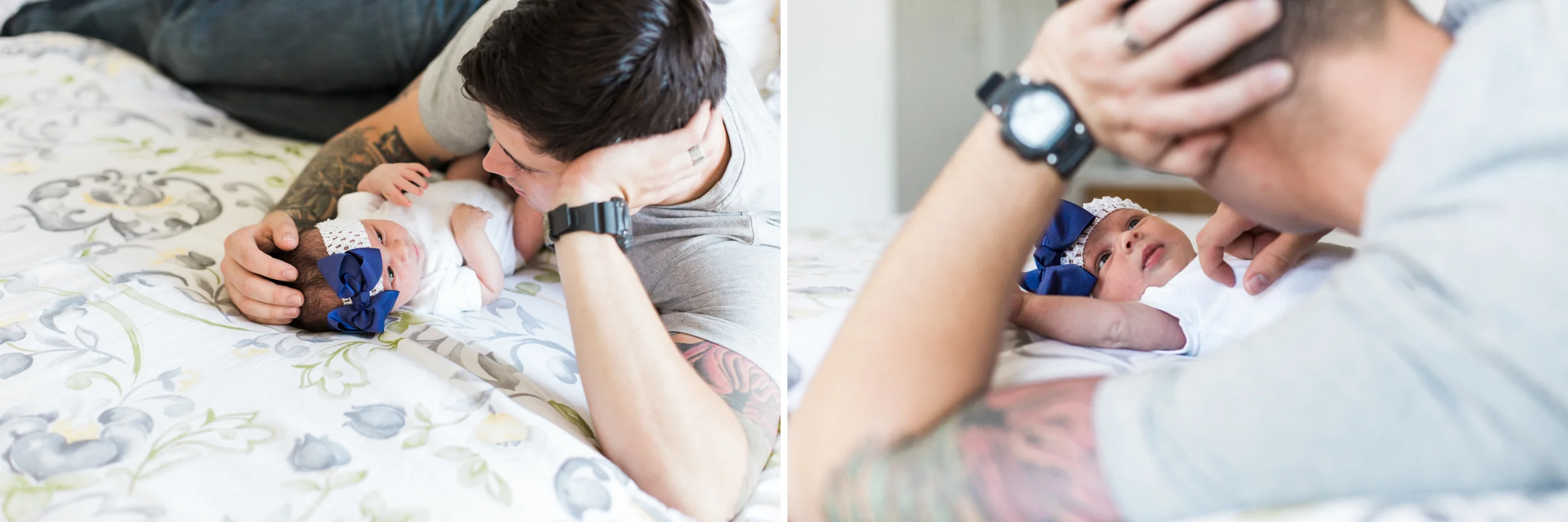 Lifestyle Newborn Session // www.kristalajara.com
