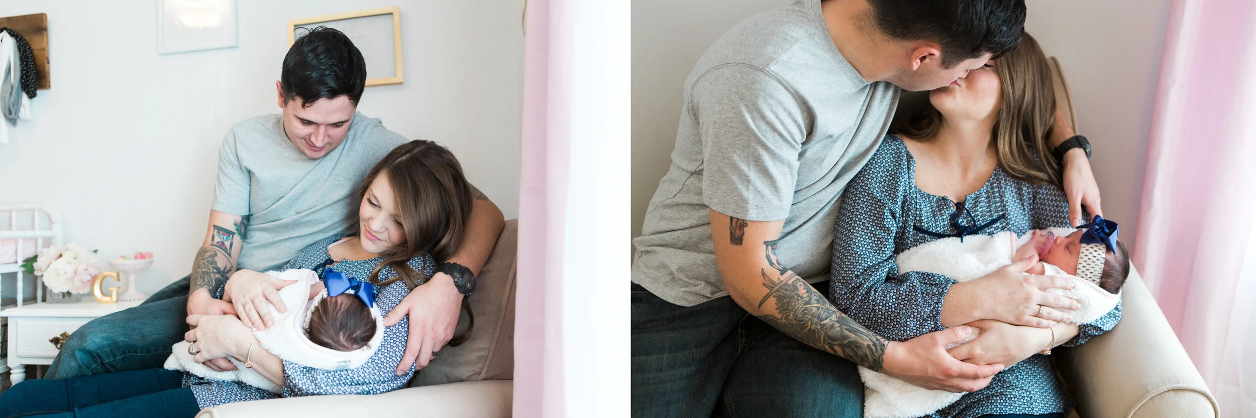 Lifestyle Newborn Session // www.kristalajara.com