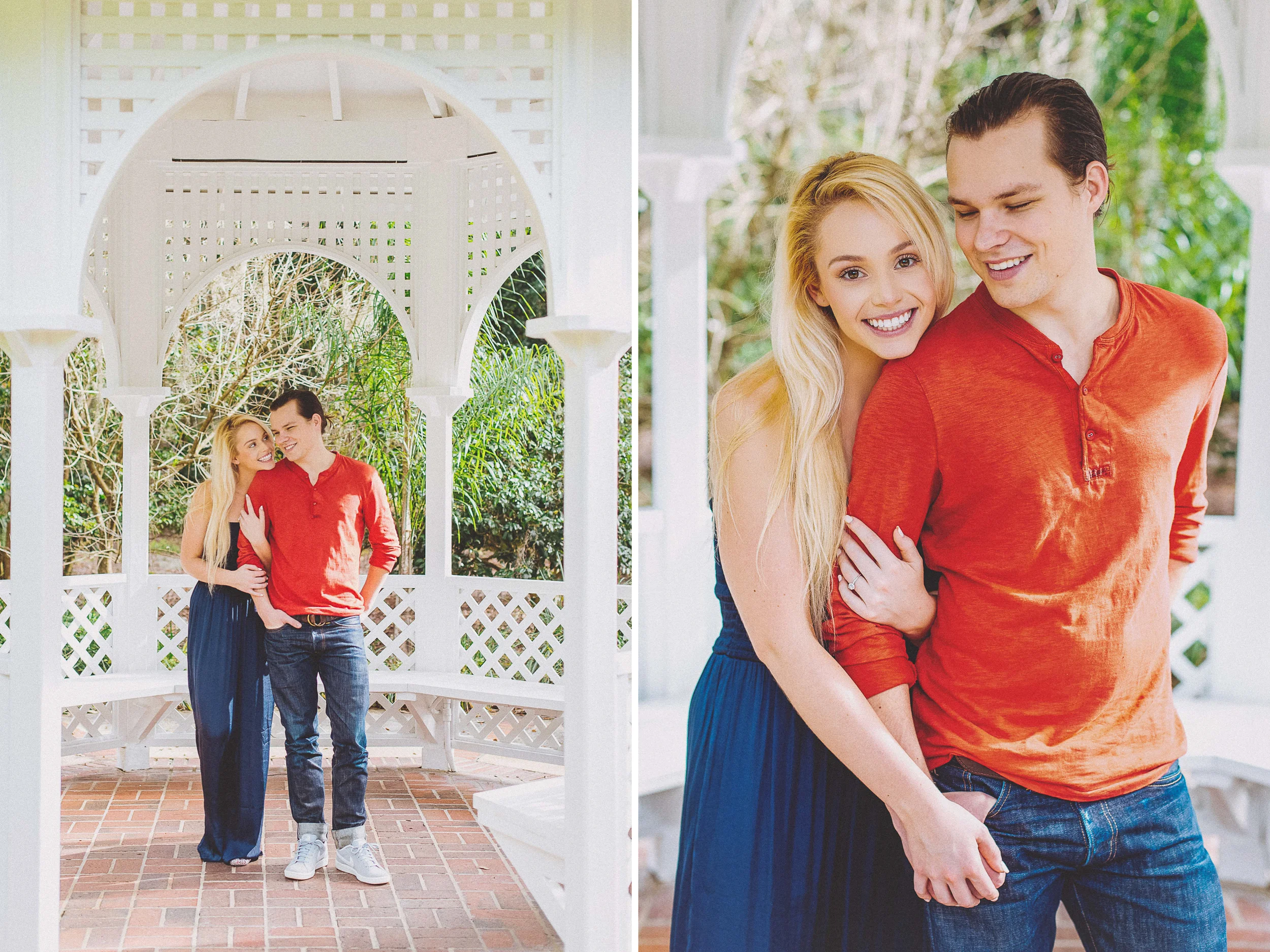 Jake + Milena: Leu Gardens Proposal // www.kristalajara.com
