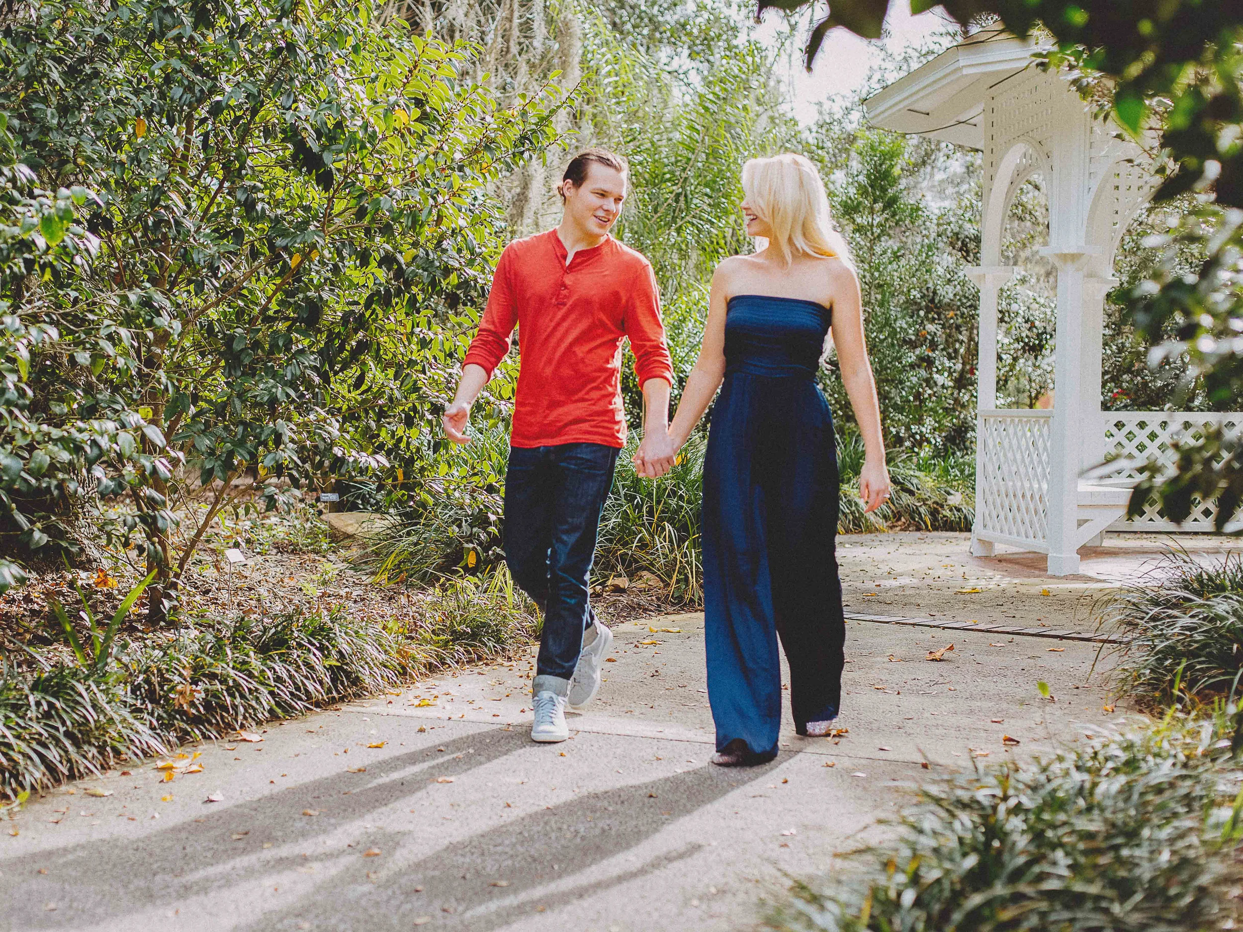 Jake + Milena: Leu Gardens Proposal // www.kristalajara.com