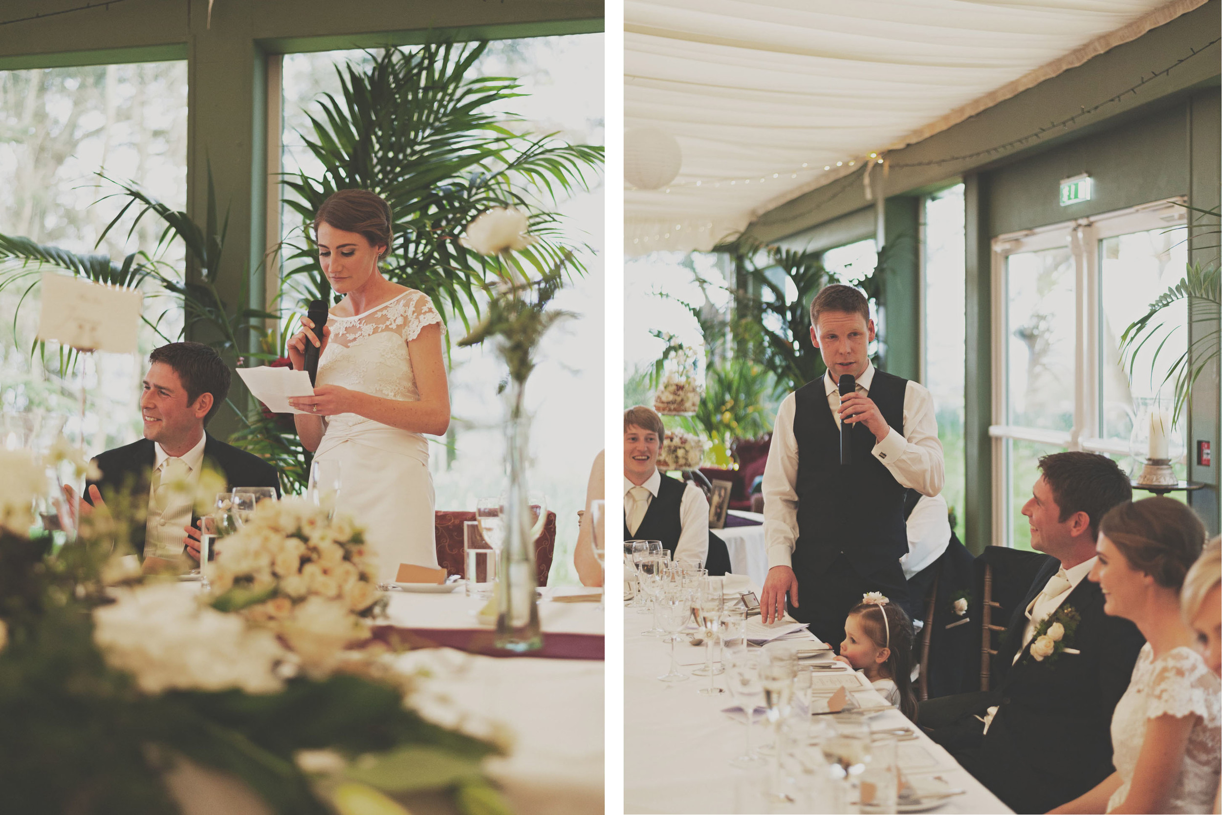 Wedding speeches at Tinakilly Country House