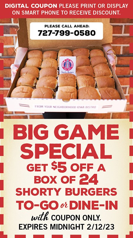 coupons — Pete and Shorty's