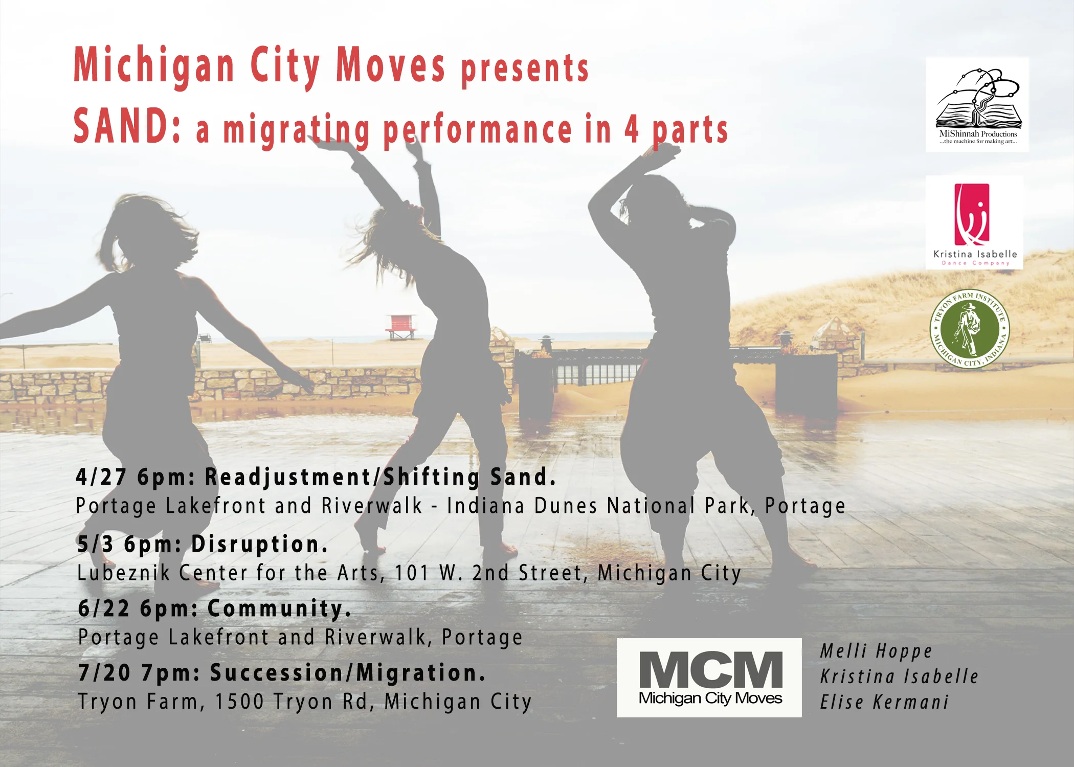 Sand: A Migrating Perfomance in 4 Parts - Michigan City Moves