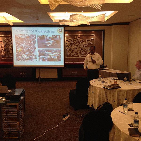 Bernard presenting on Process