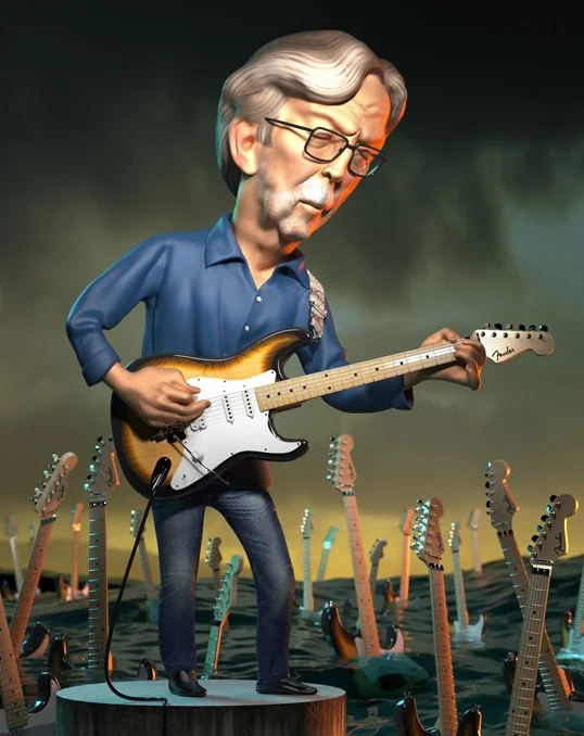 Sculpting Eric Clapton
