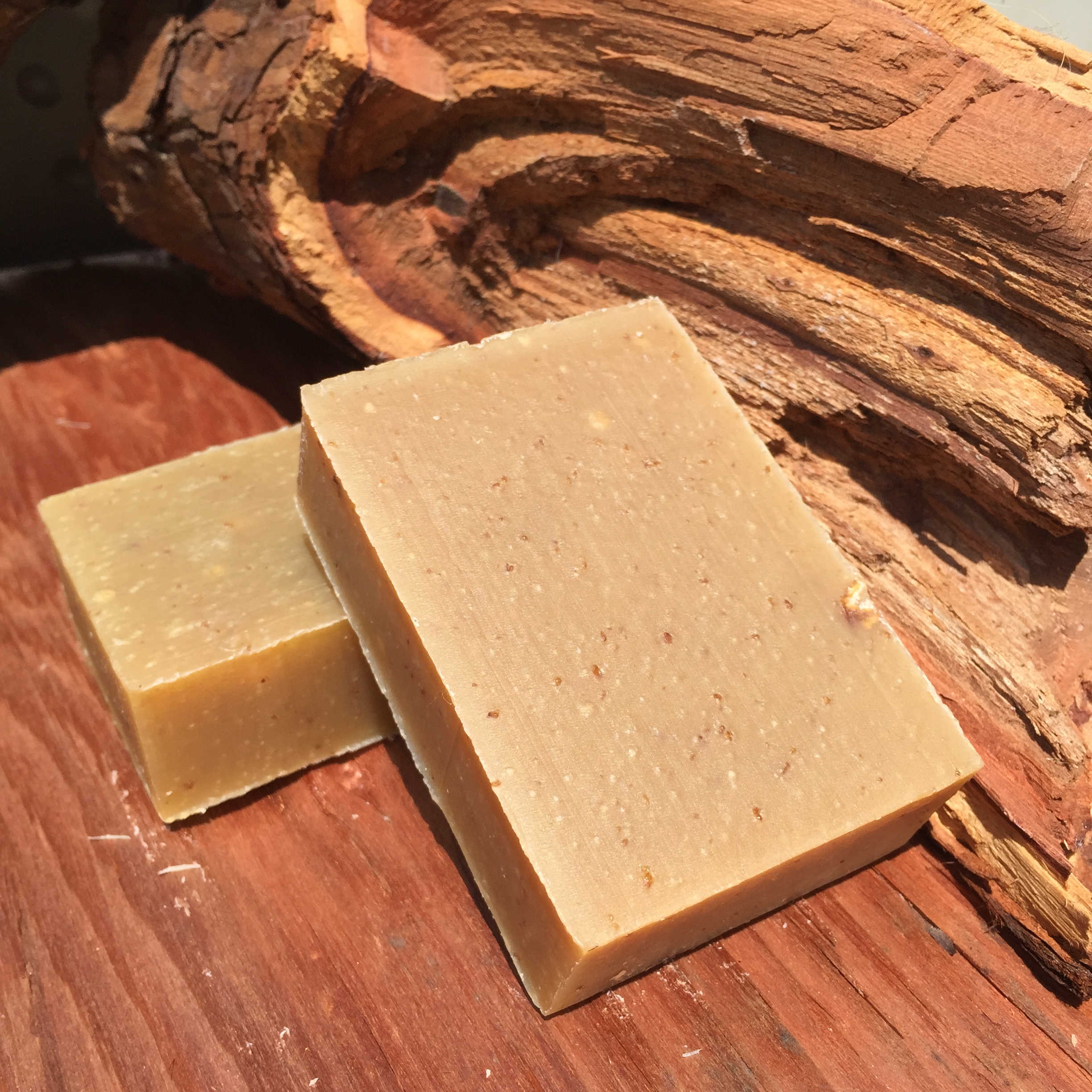     Honey Almond Oat      This bar just flat out feels great. &nbsp;We added organic almond milk, organic oats, pure honey with clove, and sweet orange essential oils. &nbsp;It's a very luxurious creamy bar of soap and leaves you feeling moisturized 