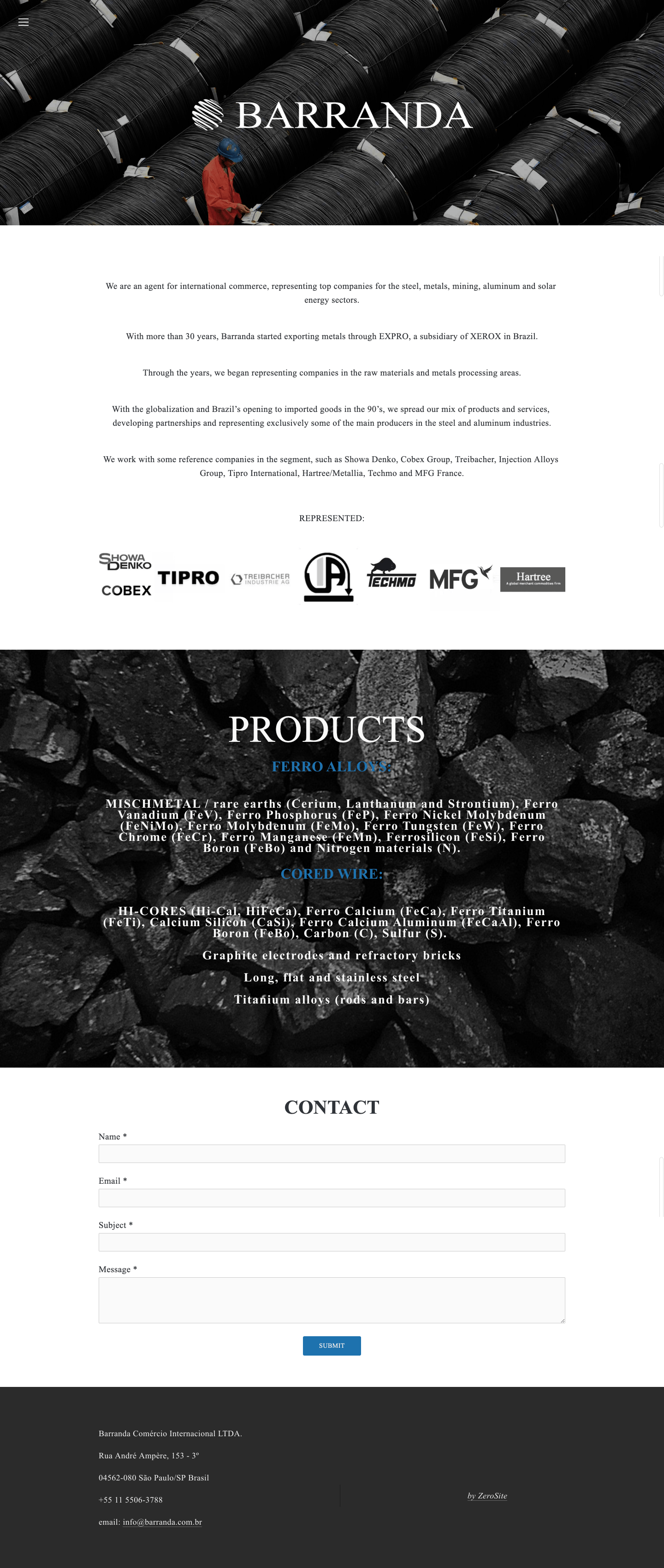 Squarespace Brasil exemplos