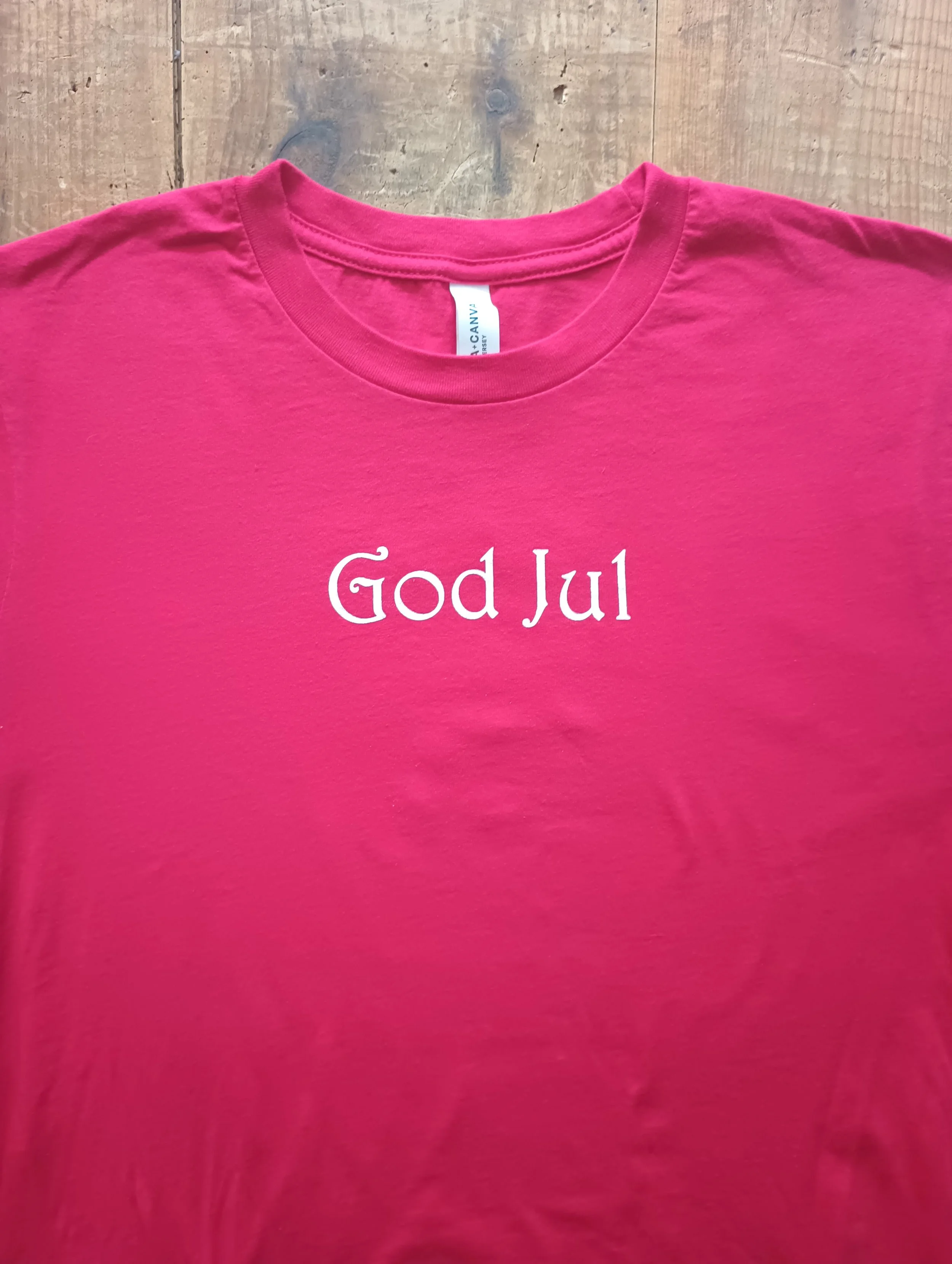 God Jul long sleeves T-shirt-red