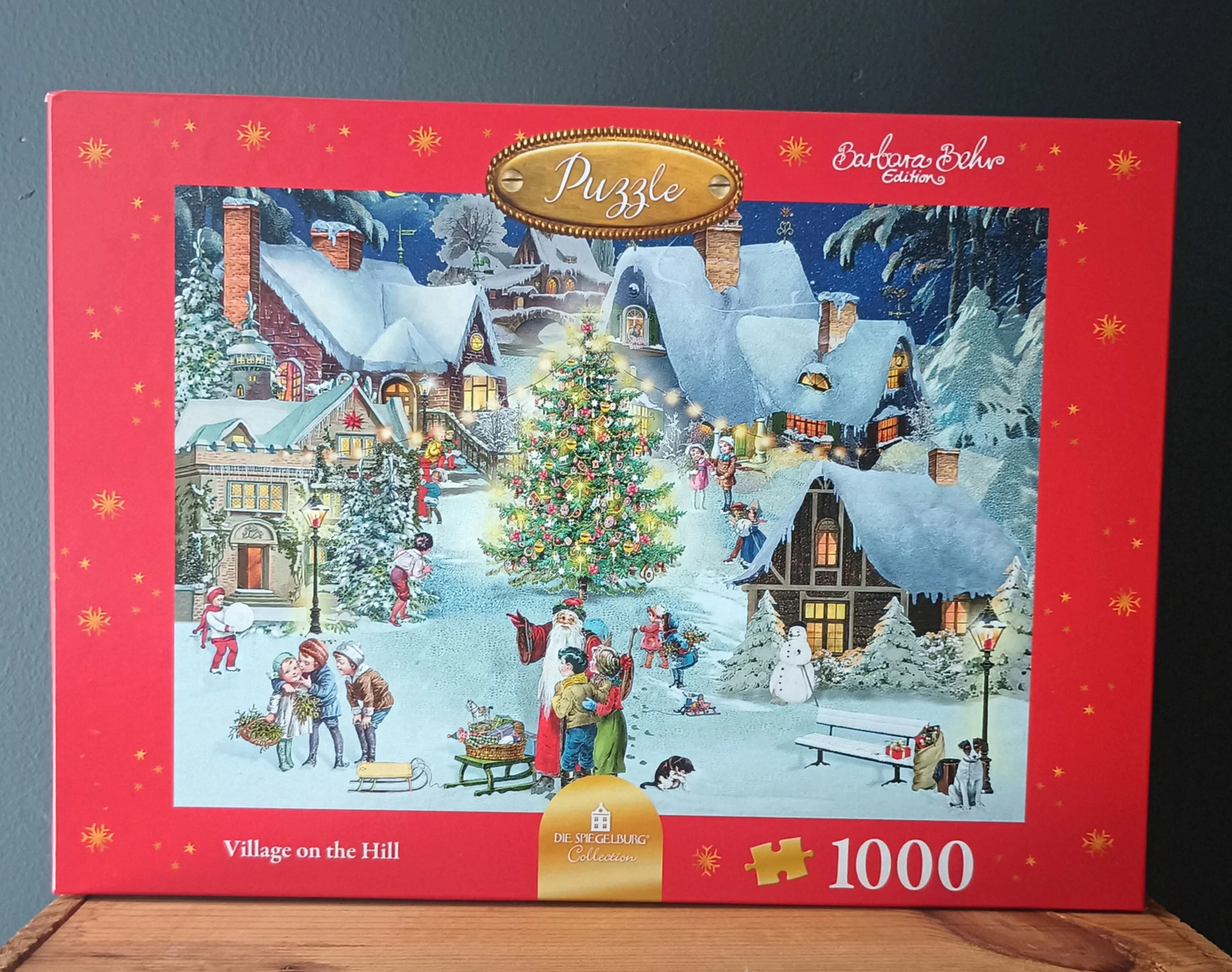 Village on the Hill Puzzle by Barbara Behn