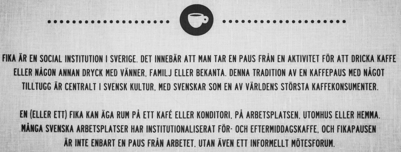 Fika To Go Mug White — The Sweden Shop