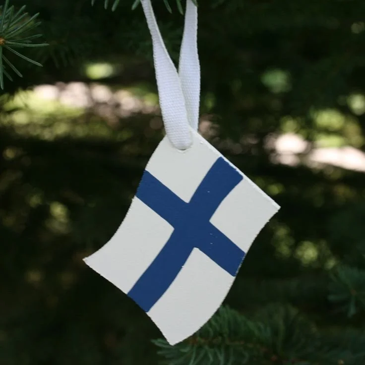 Finnish Flag Ornament
