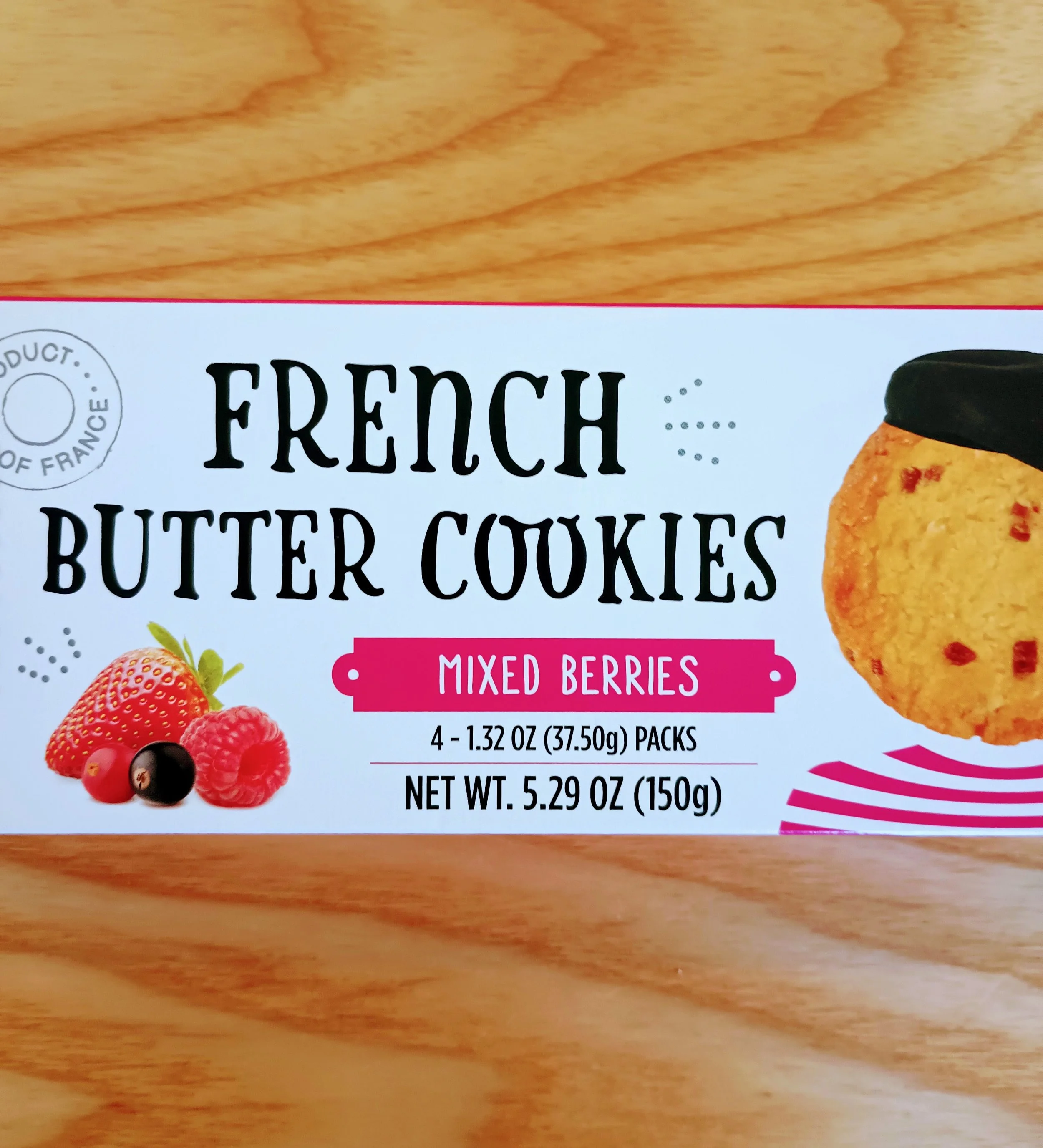 French Butter Cookies Mixed Berries