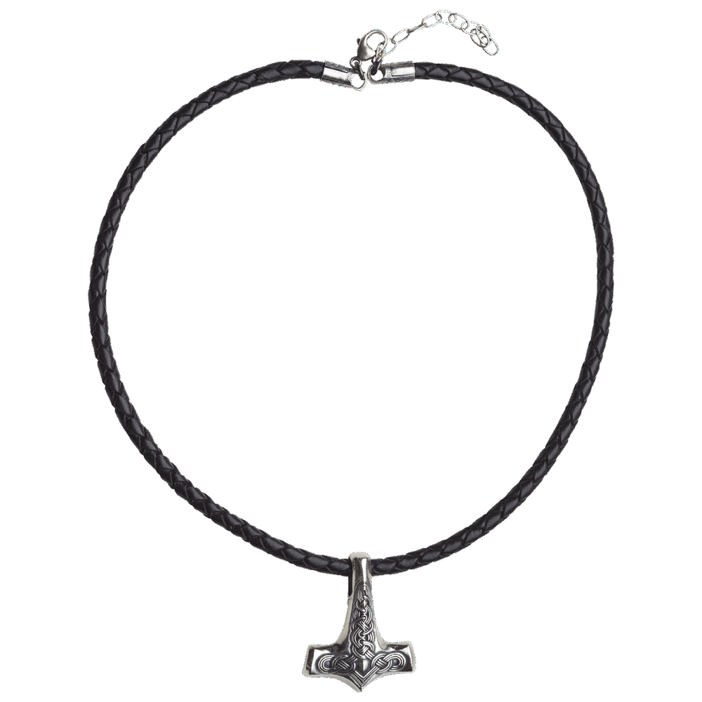 Viking Jewelry Sterling Silver Thor's Hammer Necklace