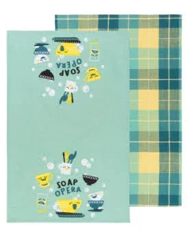 Soap Opera Tea Towels Set of 2