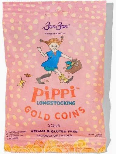 Pippi Sour Gold Coins