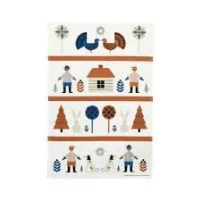 Jägare tea towel by Almedahls
