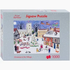 Christmas in the Village Puzzle by Alison Gardiner