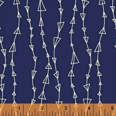 Windham Fabrics- Triangle Chain Indigo