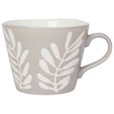 Light Grey/White Grove Mug by Danica