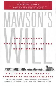 Mawson's Will- Lennard Bickel