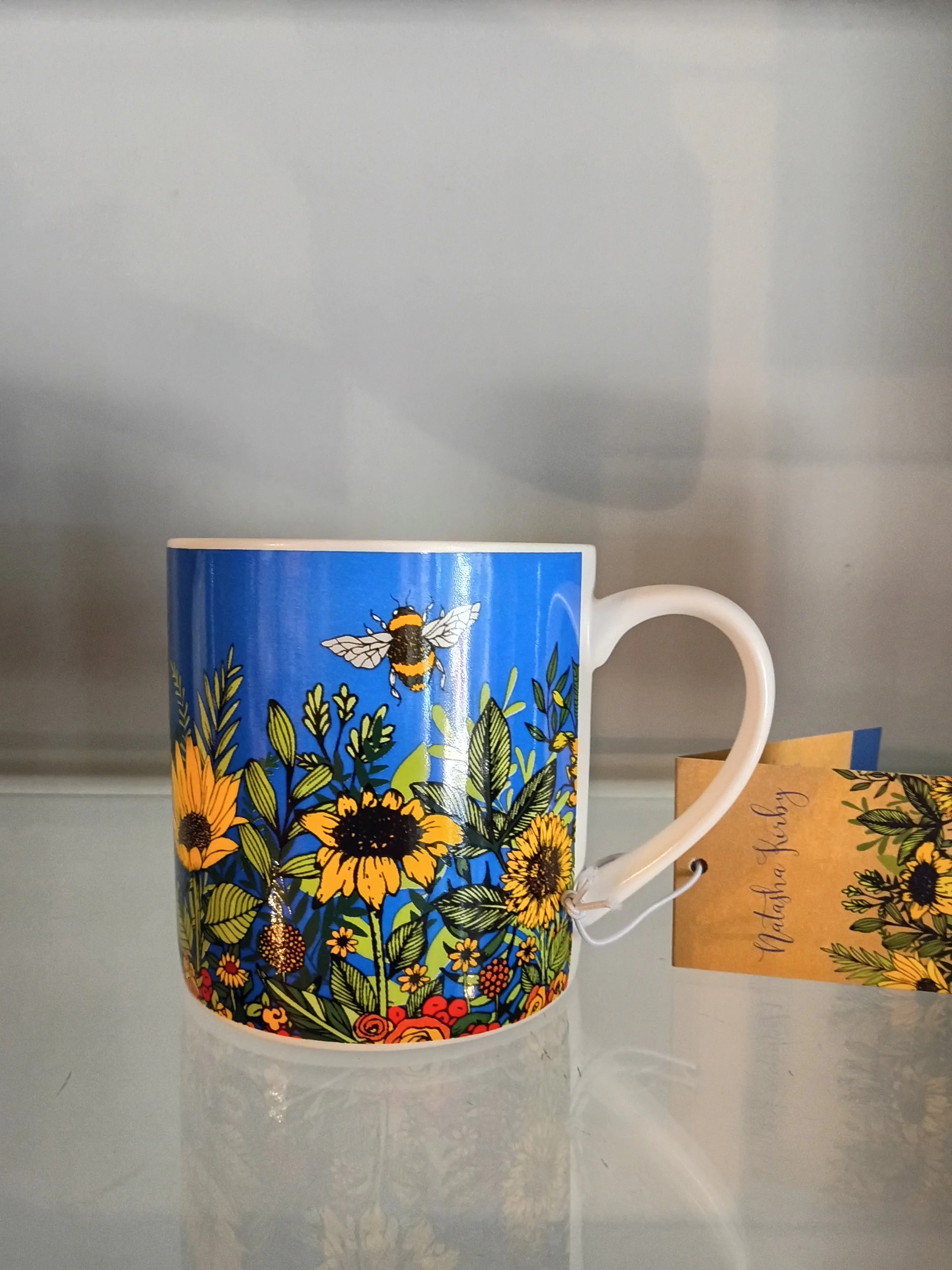 Sunflower and Bees Mug