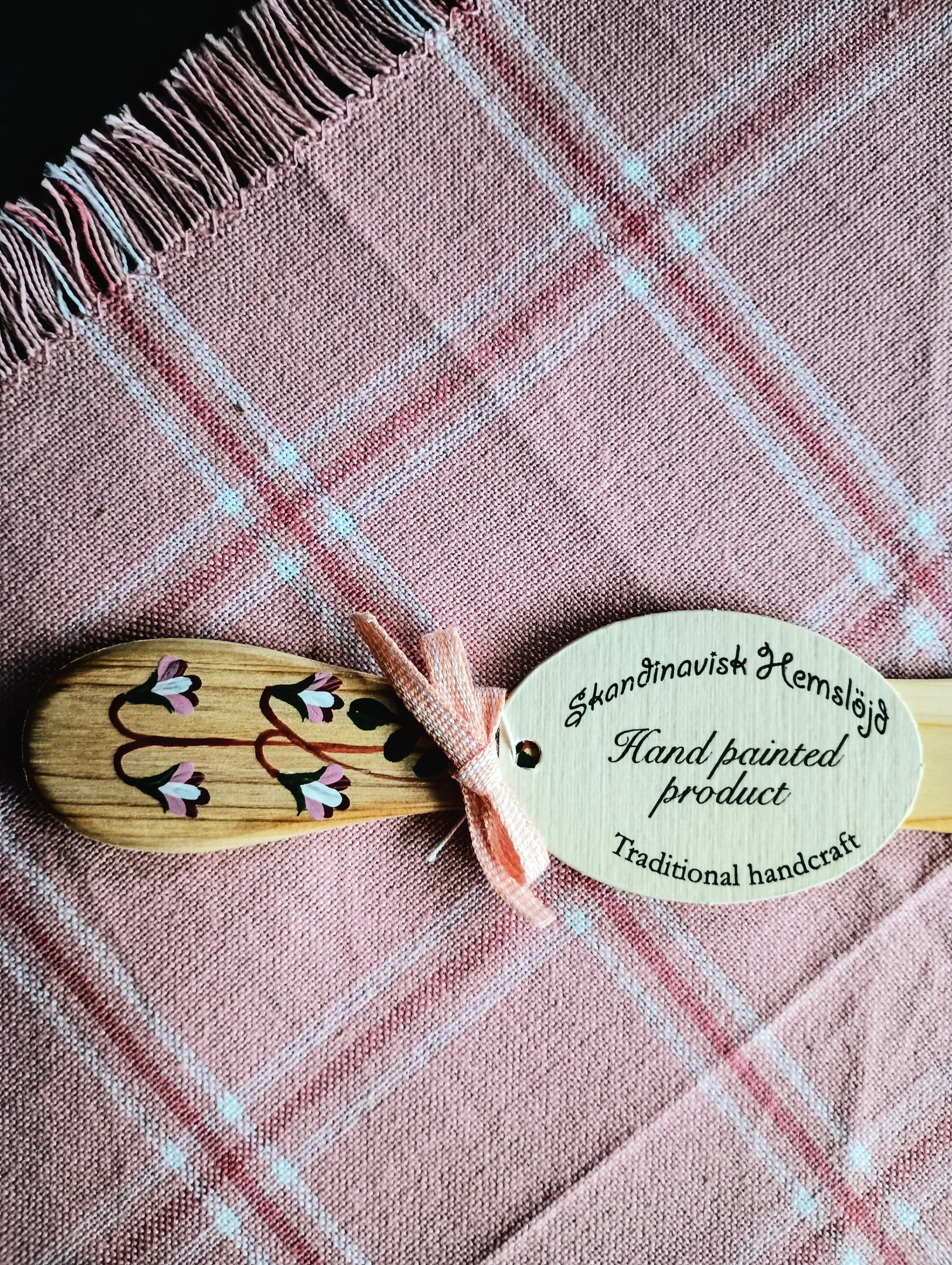 Dish cloth and spreader set by Skandinavisk Hemslojd