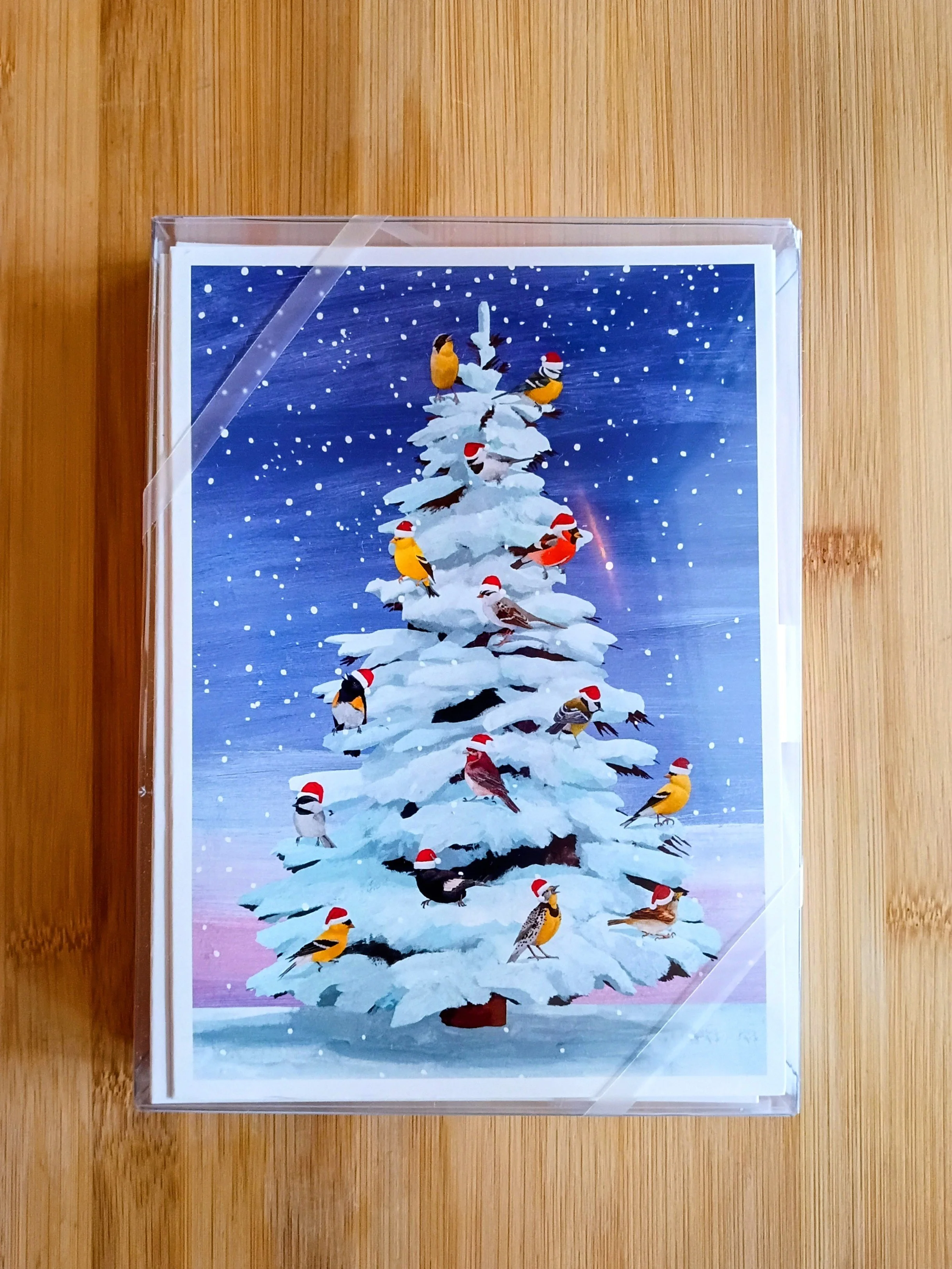 Birdies Tree Holiday Cards- Box of 12