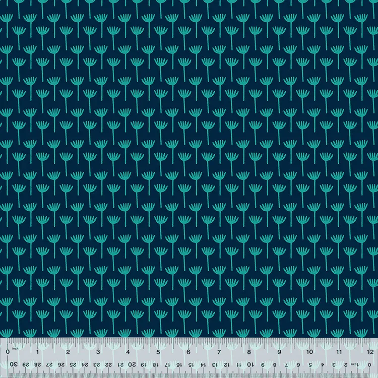 Windham Fabrics- Sprout Dark Blue