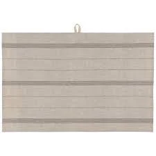Maison Stripe Linen Dish Towel- Shadow