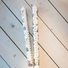 Winter Wildlife Christmas Dinner Advent Candle