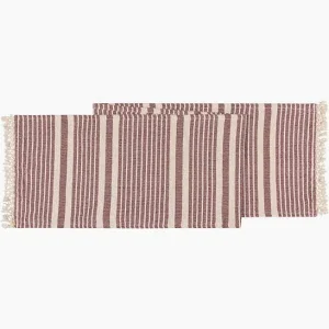 Danica Heirloom Piper Collection Table Runner-Wine